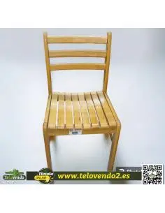 Pack 4 sillas de madera...