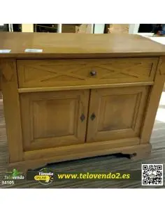 Mueble tv madera tono miel...