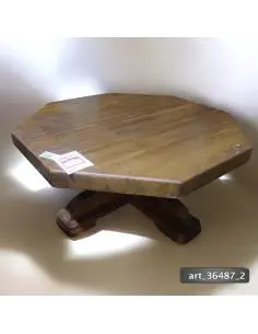 Mesa madera octogonal roble...