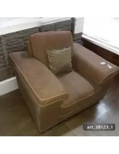 Sofá sillón cuadrado brazos...