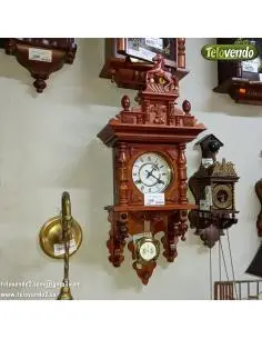 Reloj de cuerda madera