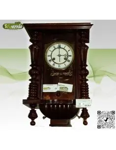 Reloj de cuerda caja madera