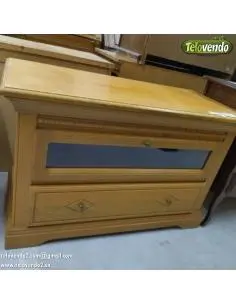 Mueble tv madera tono roble...