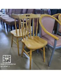 Pack 2 sillas de madera